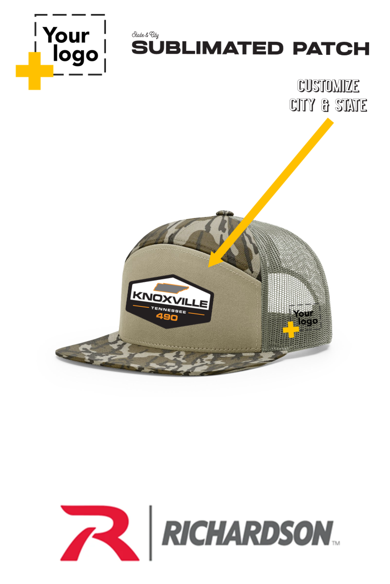 Custom Richardson 168P Trucker - Sublimated Patch