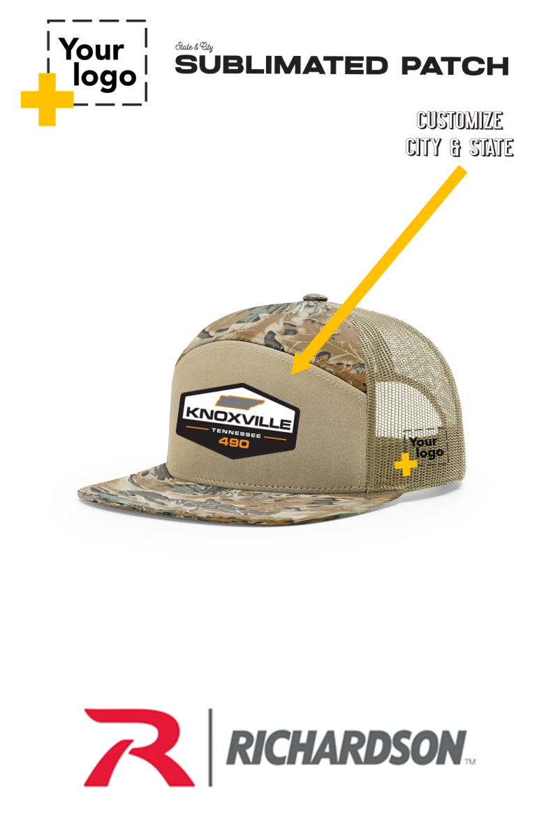 Custom Richardson 168P Trucker - Sublimated Patch