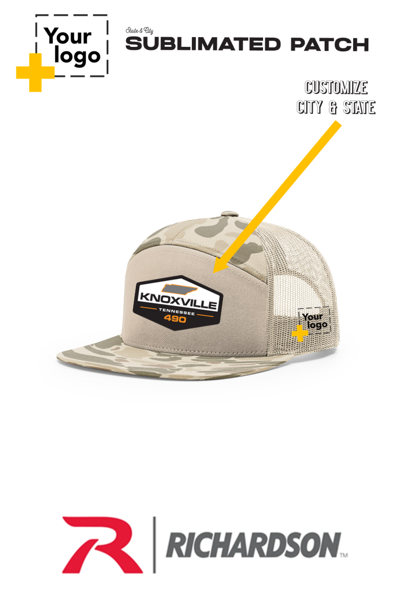 Custom Richardson 168P Trucker - Sublimated Patch