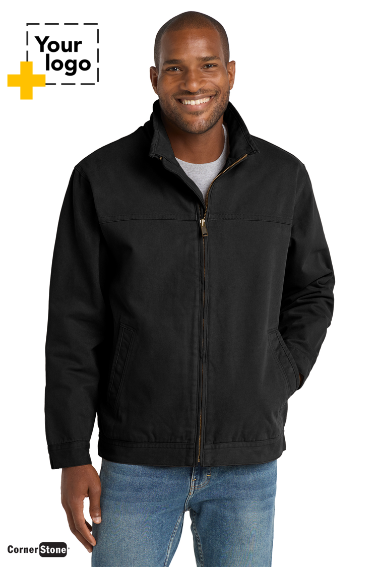 CornerStone® Washed Duck Cloth Flannel-Lined Work Jacket