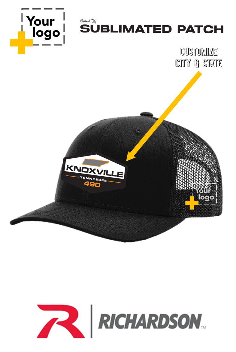 Custom Richardson 112 Trucker - Sublimated Patch