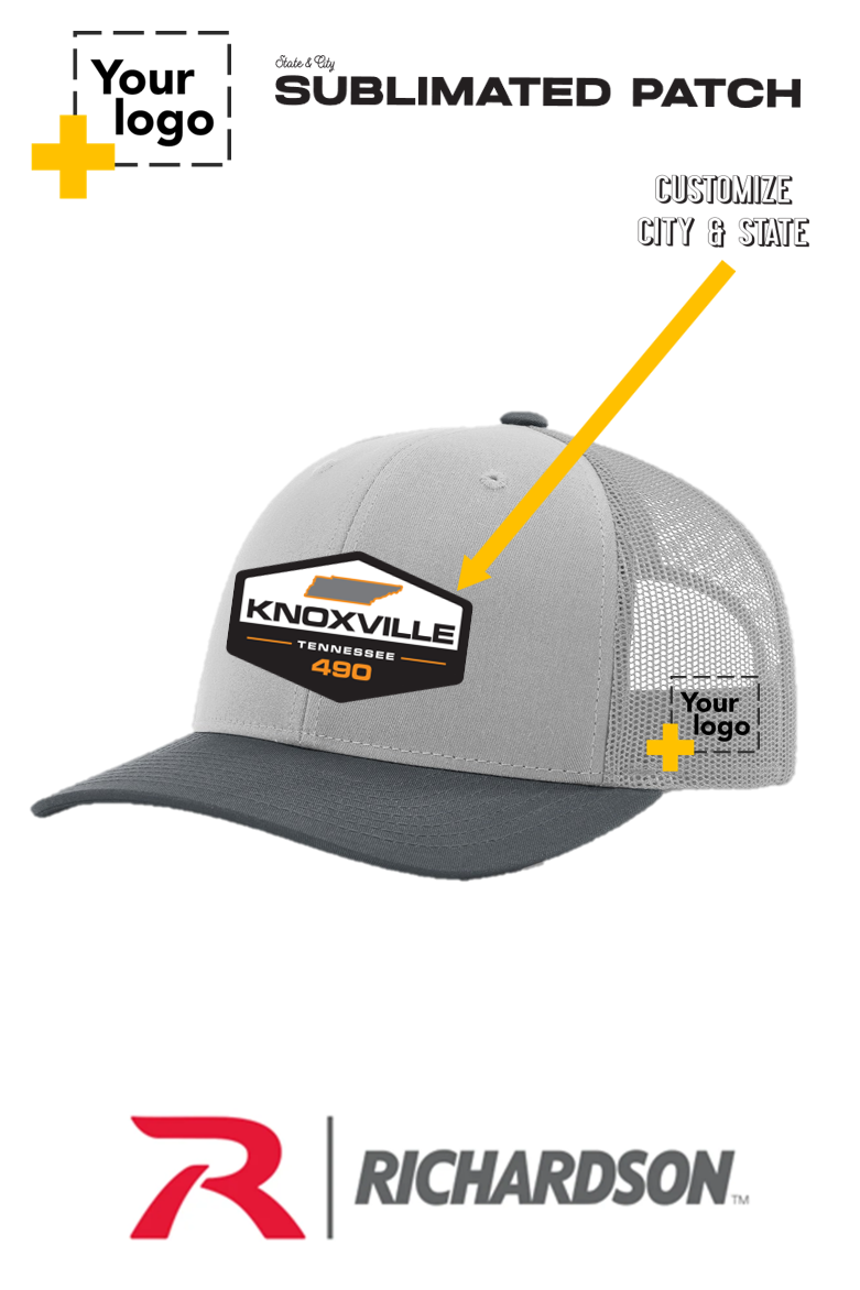 Custom Richardson 112 Trucker - Sublimated Patch