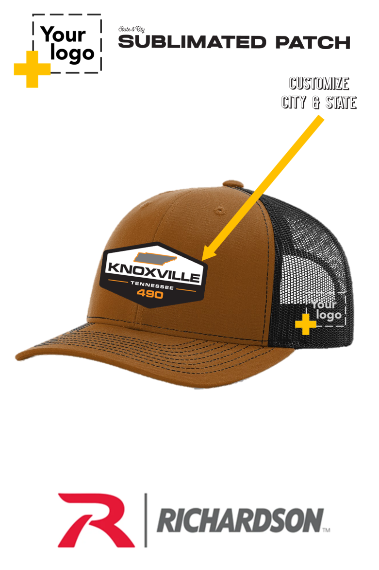 Custom Richardson 112 Trucker - Sublimated Patch