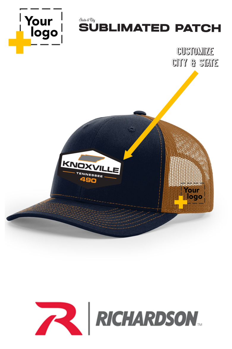 Custom Richardson 112 Trucker - Sublimated Patch