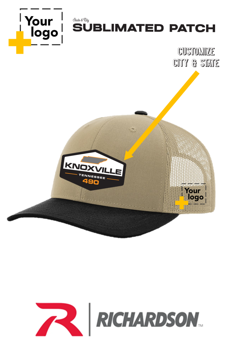 Custom Richardson 112 Trucker - Sublimated Patch