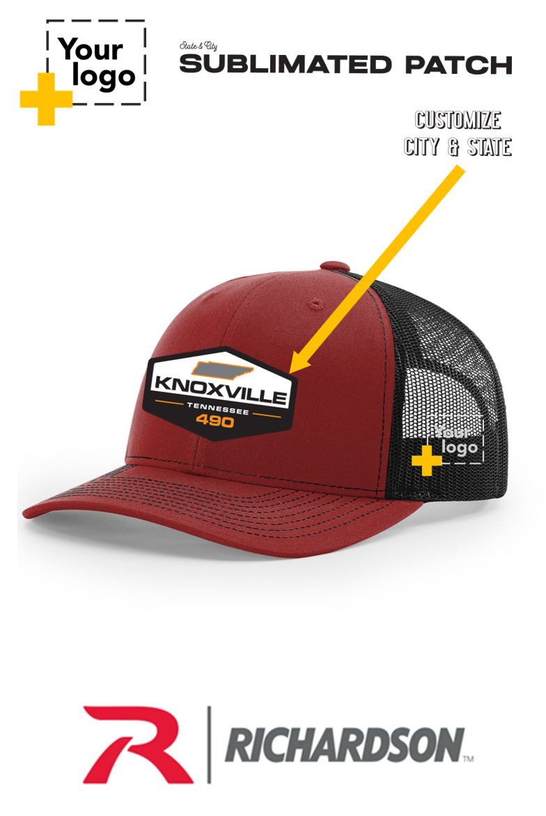 Custom Richardson 112 Trucker - Sublimated Patch