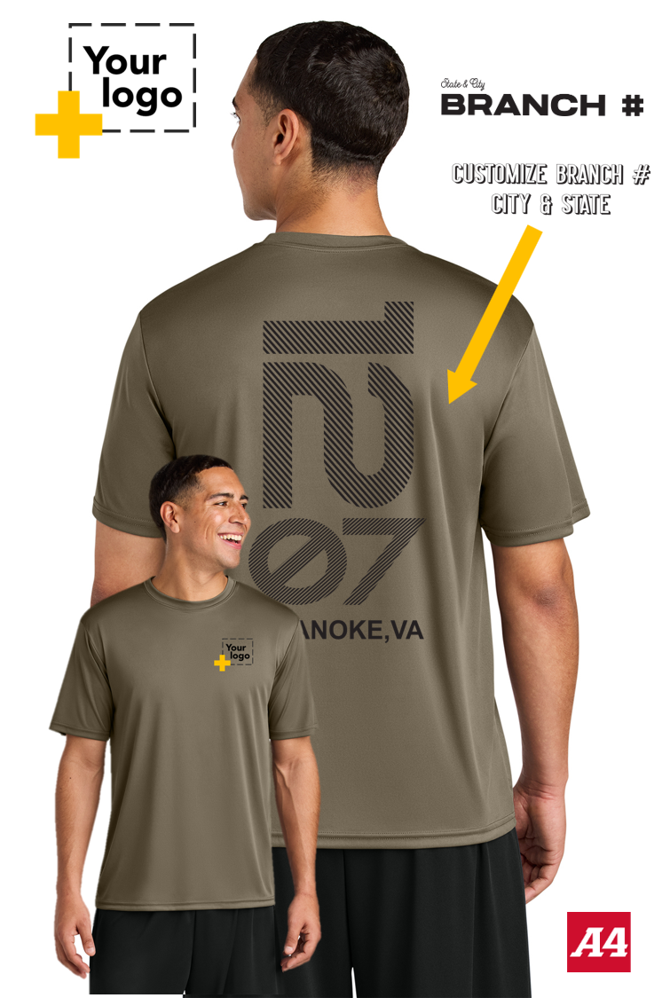 Custom A4 Cooling Performance Tee - Branch #