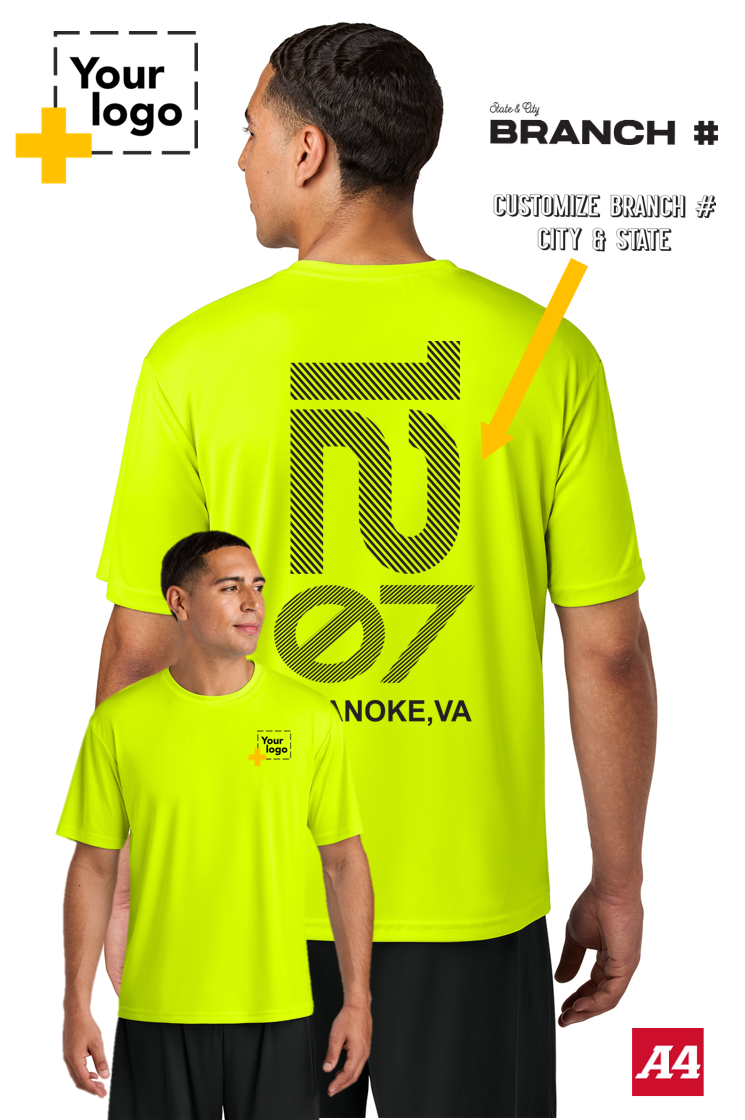 Custom A4 Cooling Performance Tee - Branch #