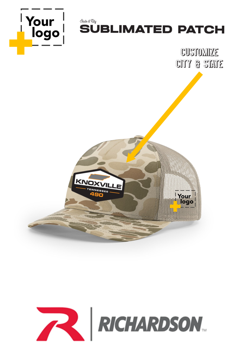 Custom Richardson 112PFP Trucker - Sublimated Patch