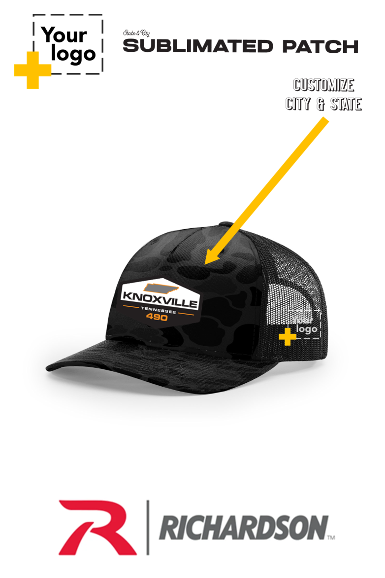 Custom Richardson 112PFP Trucker - Sublimated Patch