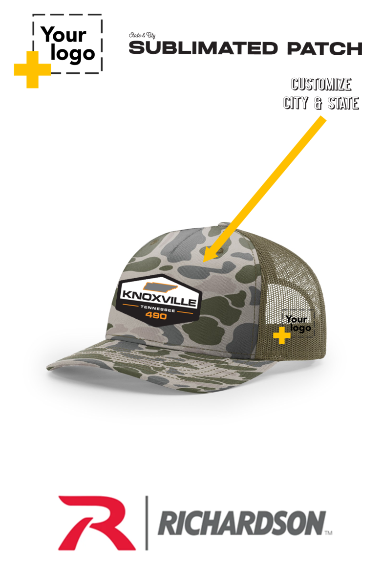 Custom Richardson 112PFP Trucker - Sublimated Patch