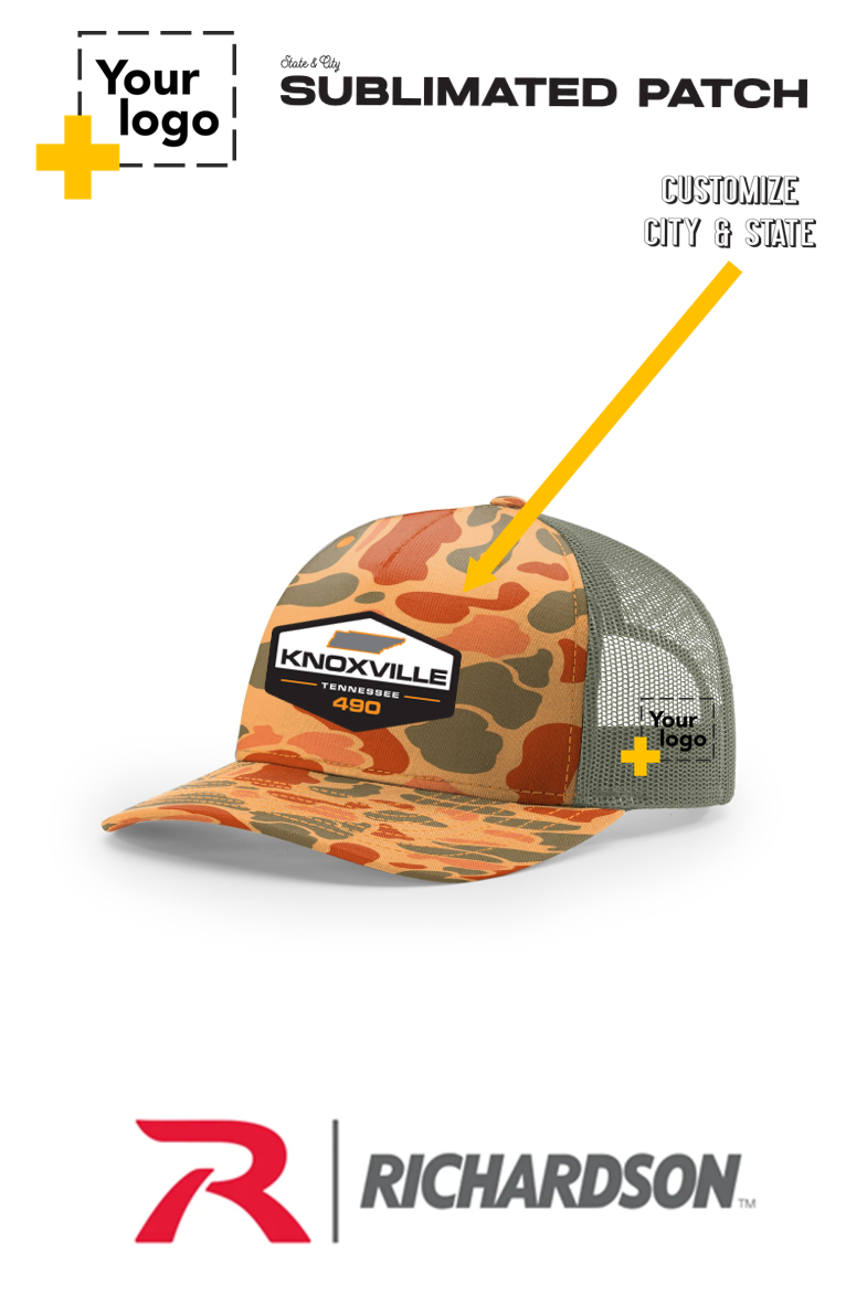 Custom Richardson 112PFP Trucker - Sublimated Patch