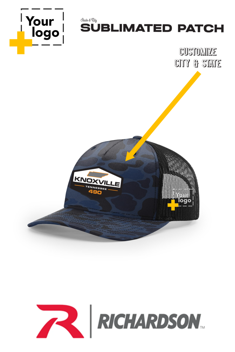 Custom Richardson 112PFP Trucker - Sublimated Patch