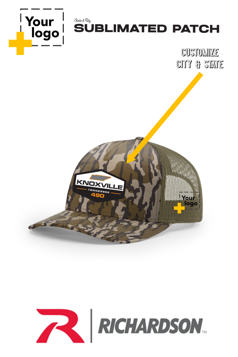 Custom Richardson 112PFP Trucker - Sublimated Patch