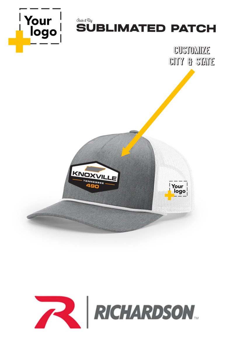 Custom Richardson 112FPR Trucker - Sublimated Patch
