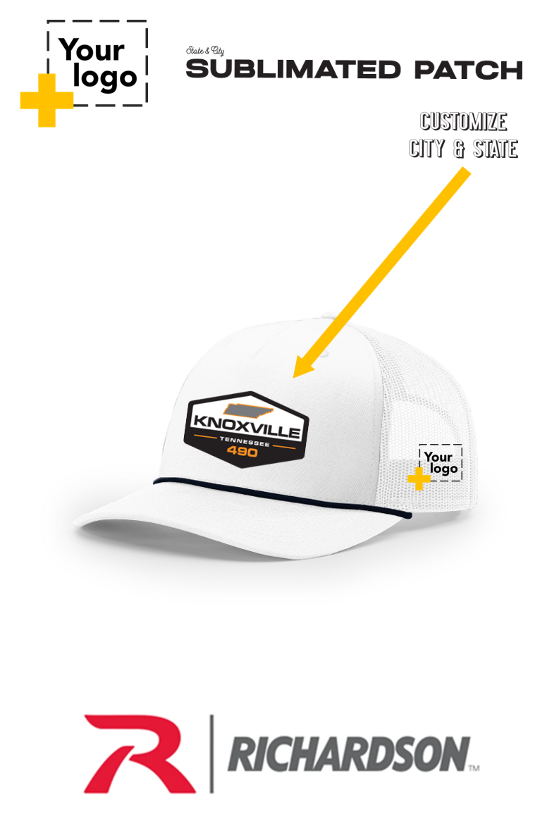 Custom Richardson 112FPR Trucker - Sublimated Patch
