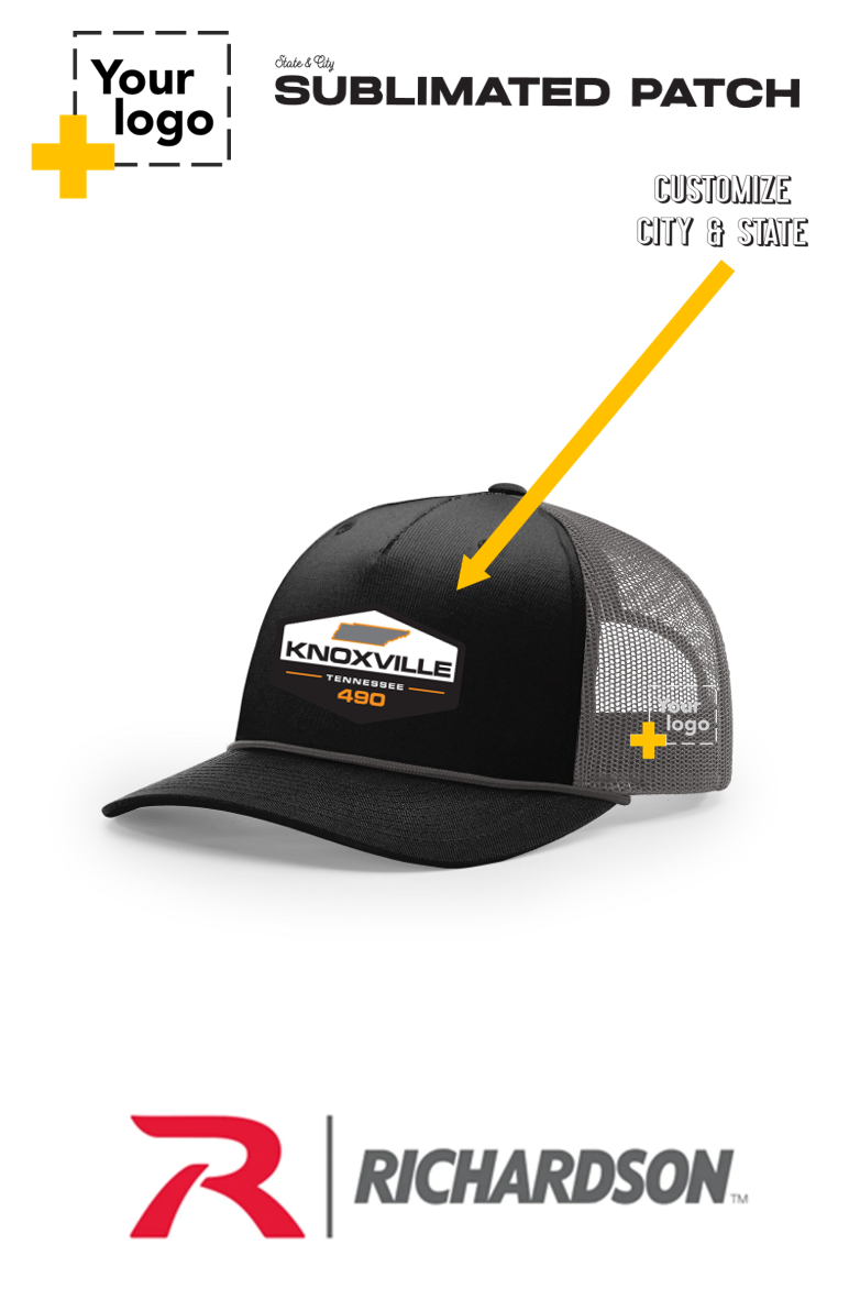 Custom Richardson 112FPR Trucker - Sublimated Patch