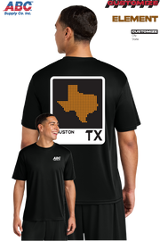 Custom A4 Cooling Performance Tee - ELEMENTS DOTS [ABC Supply]