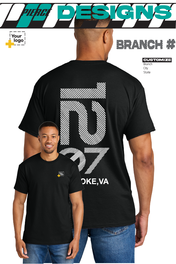 Custom Gildan® DryBlend® 50 Cotton/50 Poly T-Shirt - Branch #