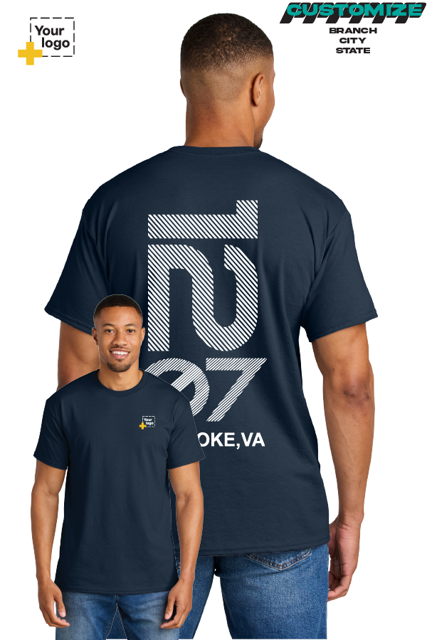 Custom Gildan® DryBlend® 50 Cotton/50 Poly T-Shirt - Branch #