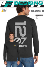 Custom Gildan® DryBlend® 50 Cotton/50 Poly Long Sleeve T-Shirt - Branch #