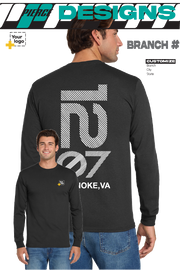 Custom Gildan® DryBlend® 50 Cotton/50 Poly Long Sleeve T-Shirt - Branch #