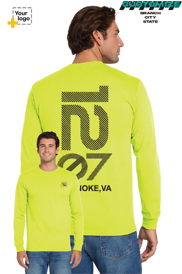 Custom Gildan® DryBlend® 50 Cotton/50 Poly Long Sleeve T-Shirt - Branch #