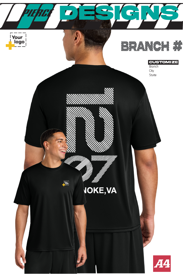 Custom A4 Cooling Performance Tee - Branch #