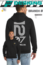Custom Core Fleece Pullover Hooded Sweatshirt - Branch #