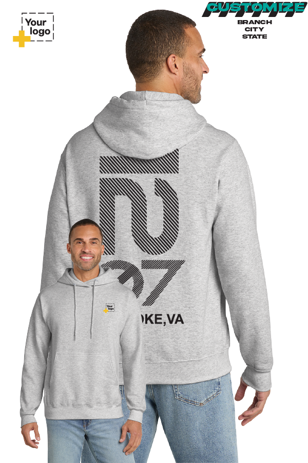 Custom Core Fleece Pullover Hooded Sweatshirt - Branch #