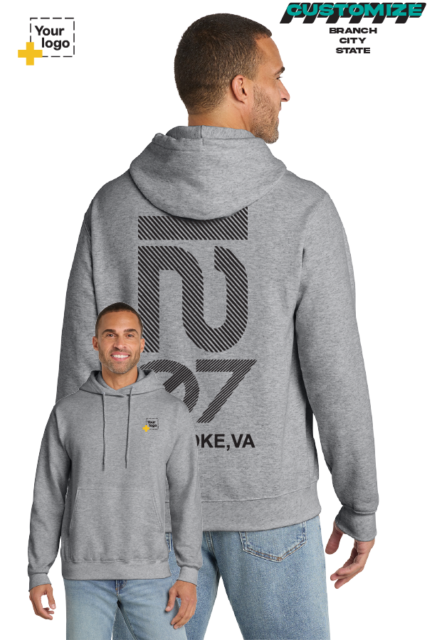 Custom Core Fleece Pullover Hooded Sweatshirt - Branch #