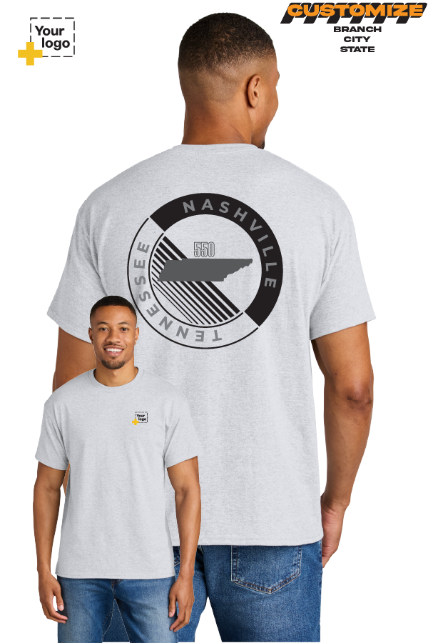 Custom Gildan® DryBlend® 50 Cotton/50 Poly T-Shirt - CIRCLE