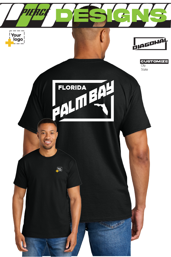 Custom Gildan® DryBlend® 50 Cotton/50 Poly T-Shirt - DIAGONAL