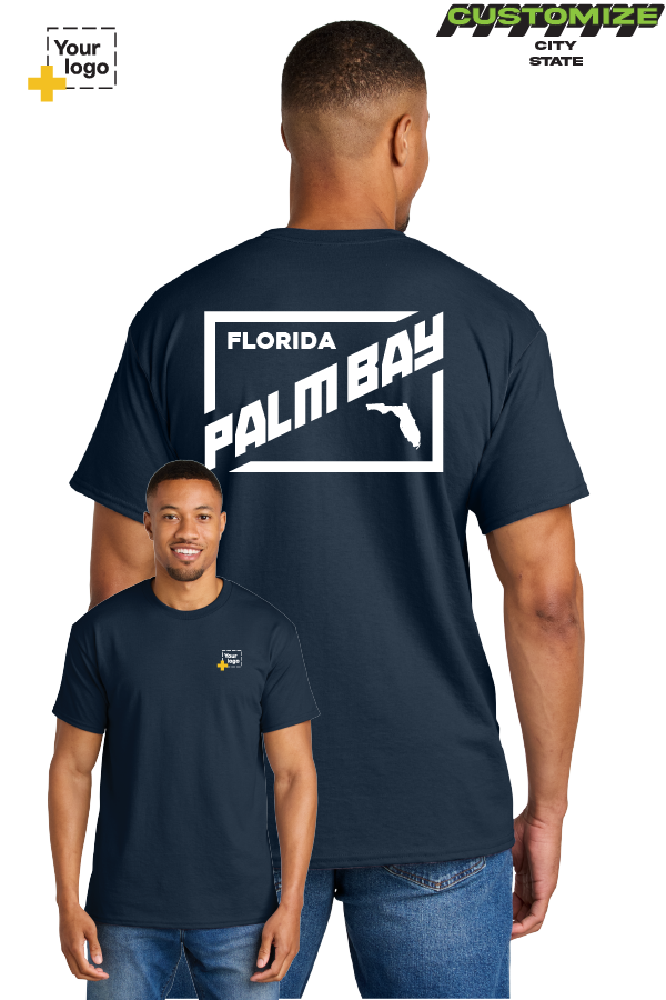 Custom Gildan® DryBlend® 50 Cotton/50 Poly T-Shirt - DIAGONAL