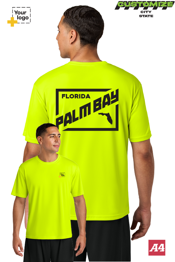 Custom A4 Cooling Performance Tee - DIAGONAL