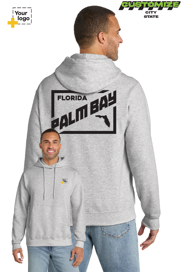 Custom Core Fleece Pullover Hooded Sweatshirt - DIAGONAL