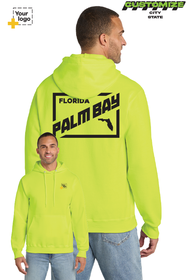 Custom Core Fleece Pullover Hooded Sweatshirt - DIAGONAL