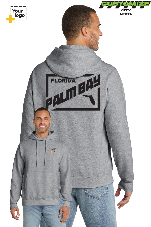 Custom Core Fleece Pullover Hooded Sweatshirt - DIAGONAL