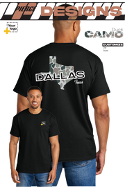 Custom Gildan® DryBlend® 50 Cotton/50 Poly T-Shirt - Duck Camo