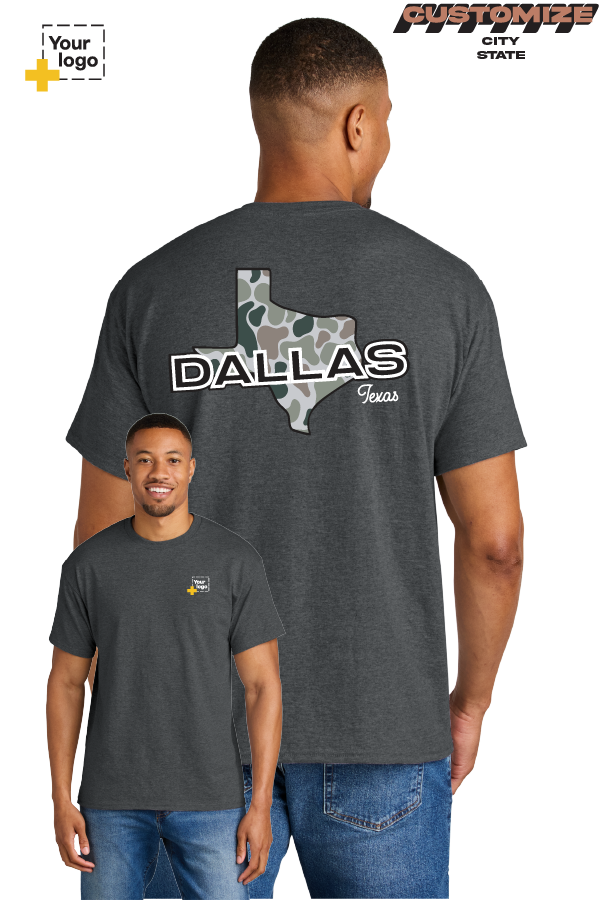 Custom Gildan® DryBlend® 50 Cotton/50 Poly T-Shirt - Duck Camo