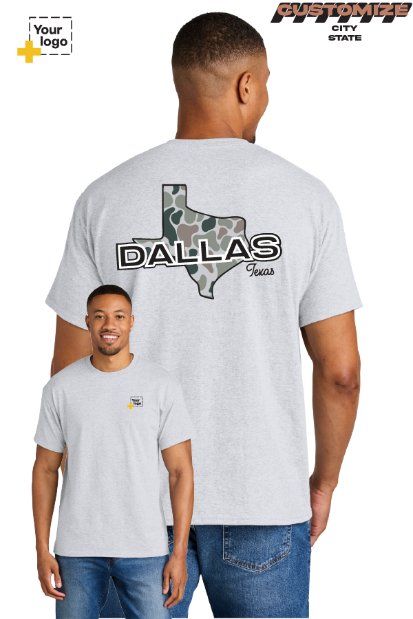 Custom Gildan® DryBlend® 50 Cotton/50 Poly T-Shirt - Duck Camo