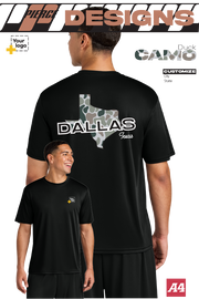 Custom A4 Cooling Performance Tee - Duck Camo