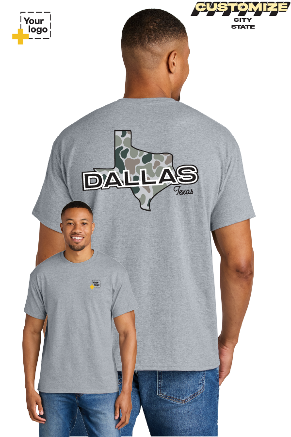 Custom Gildan® DryBlend® 50 Cotton/50 Poly T-Shirt - Duck Camo