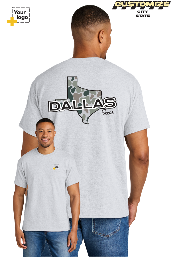 Custom Gildan® DryBlend® 50 Cotton/50 Poly T-Shirt - Duck Camo