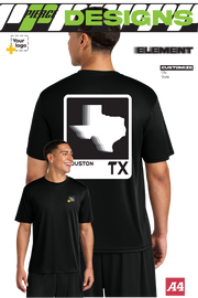 Custom A4 Cooling Performance Tee - ELEMENTS FADE