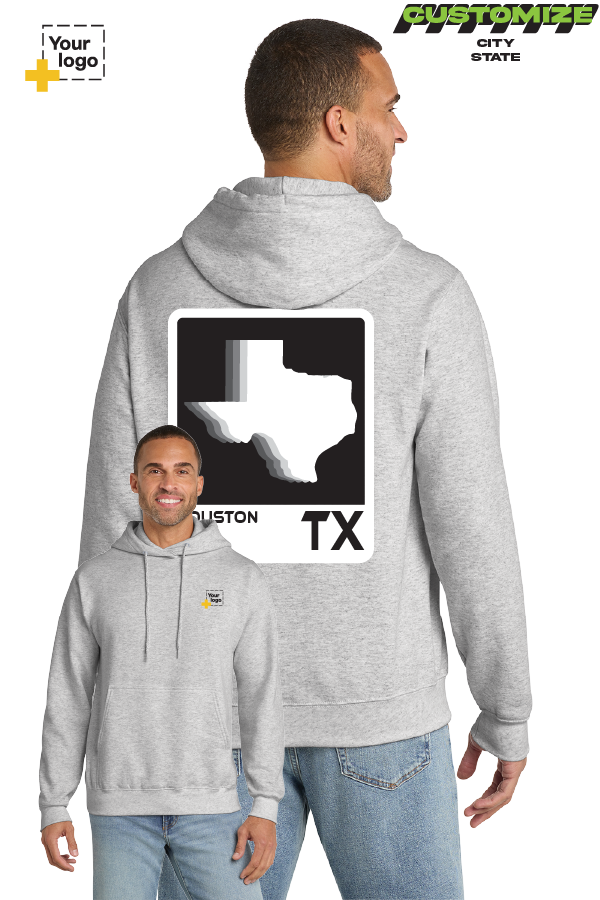 Custom Core Fleece Pullover Hooded Sweatshirt - ELEMENTS FADE