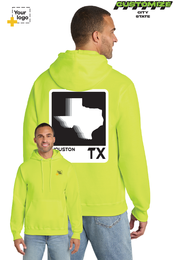 Custom Core Fleece Pullover Hooded Sweatshirt - ELEMENTS FADE