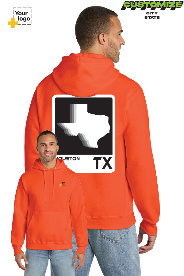 Custom Core Fleece Pullover Hooded Sweatshirt - ELEMENTS FADE