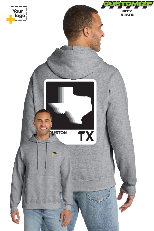 Custom Core Fleece Pullover Hooded Sweatshirt - ELEMENTS FADE
