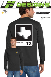 Custom Gildan® DryBlend® 50 Cotton/50 Poly Long Sleeve T-Shirt - ELEMENTS FADE